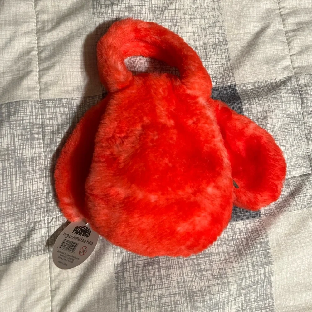 Red Plush Dog Toy Purse - Picture 3 of 4